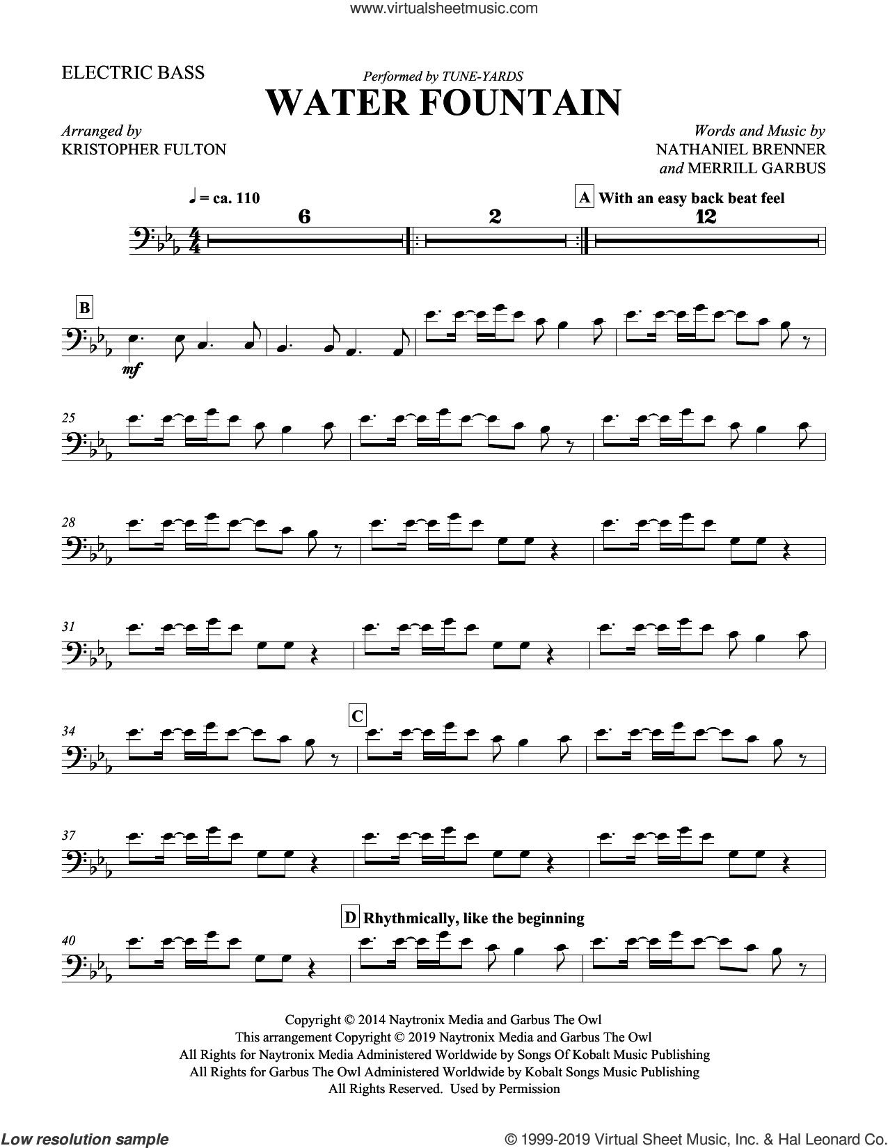 Water Fountain (arr. Kristopher Fulton) set of parts) sheet music for orchestra/band
