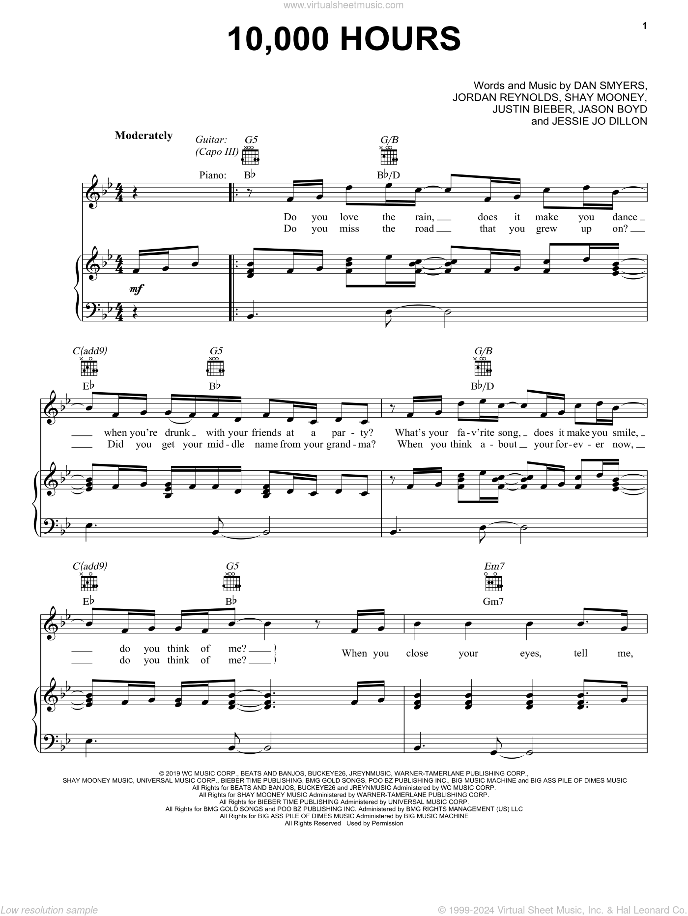 Where Are U Now by Justin Bieber - Piano, Vocal, Guitar - Digital Sheet  Music