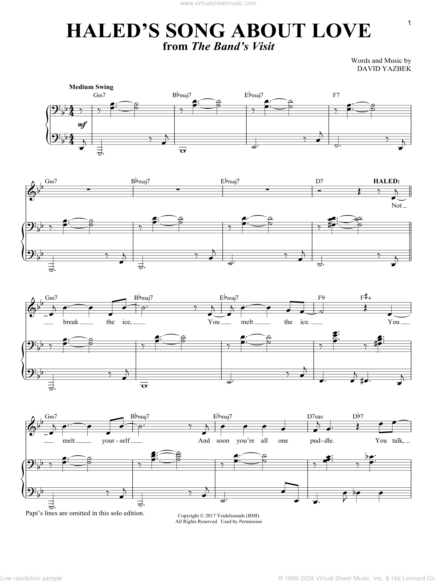 haled-s-song-about-love-solo-version-from-the-band-s-visit-sheet