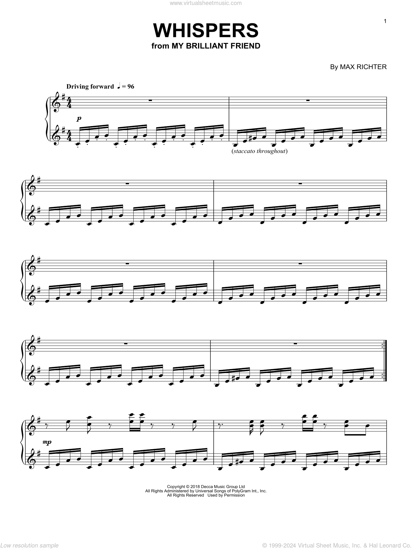max richter spring 1 sheet music max richter spring 1 sheet music