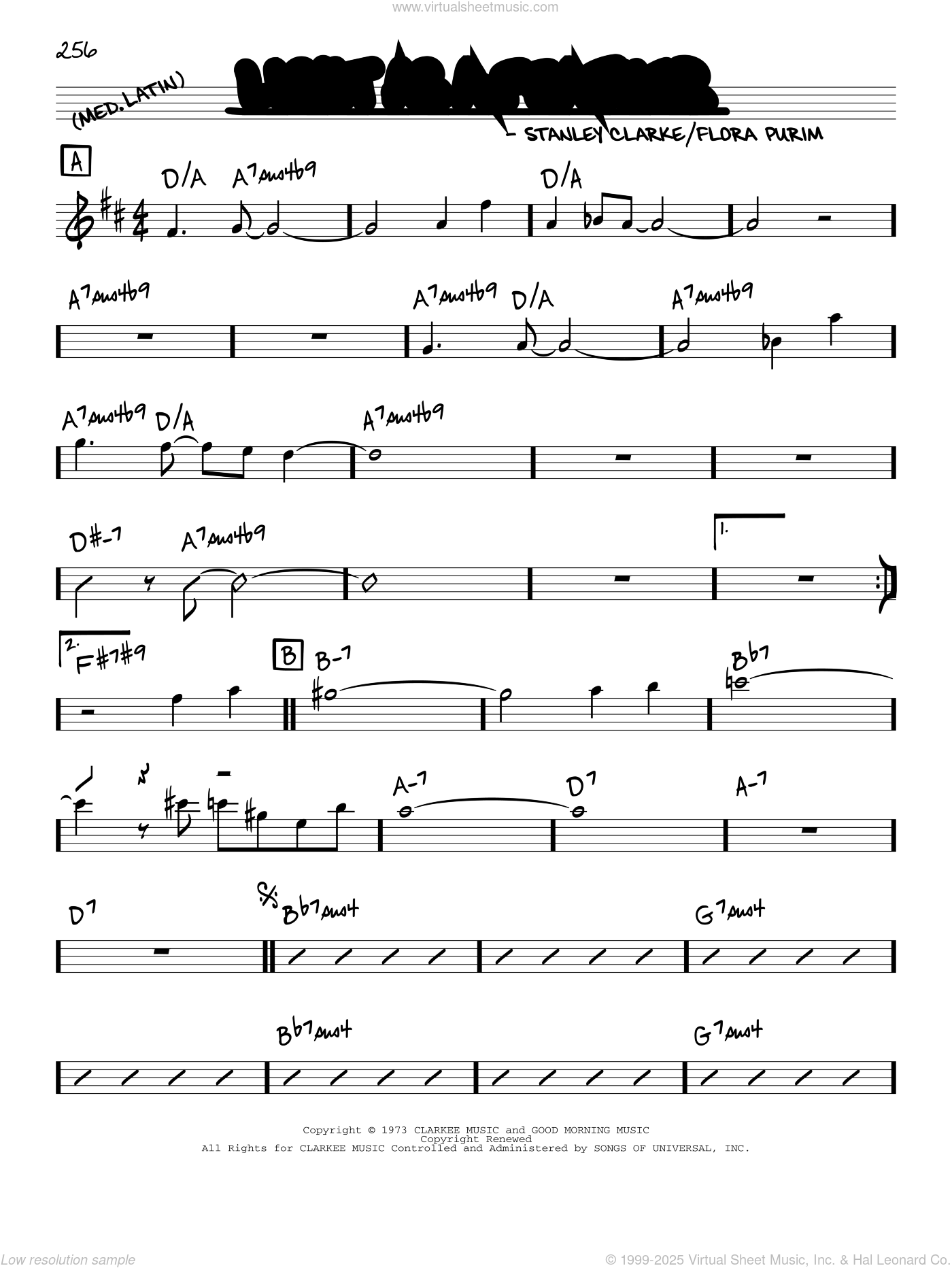 Light As A Feather sheet music (real book melody and chords) (real book)