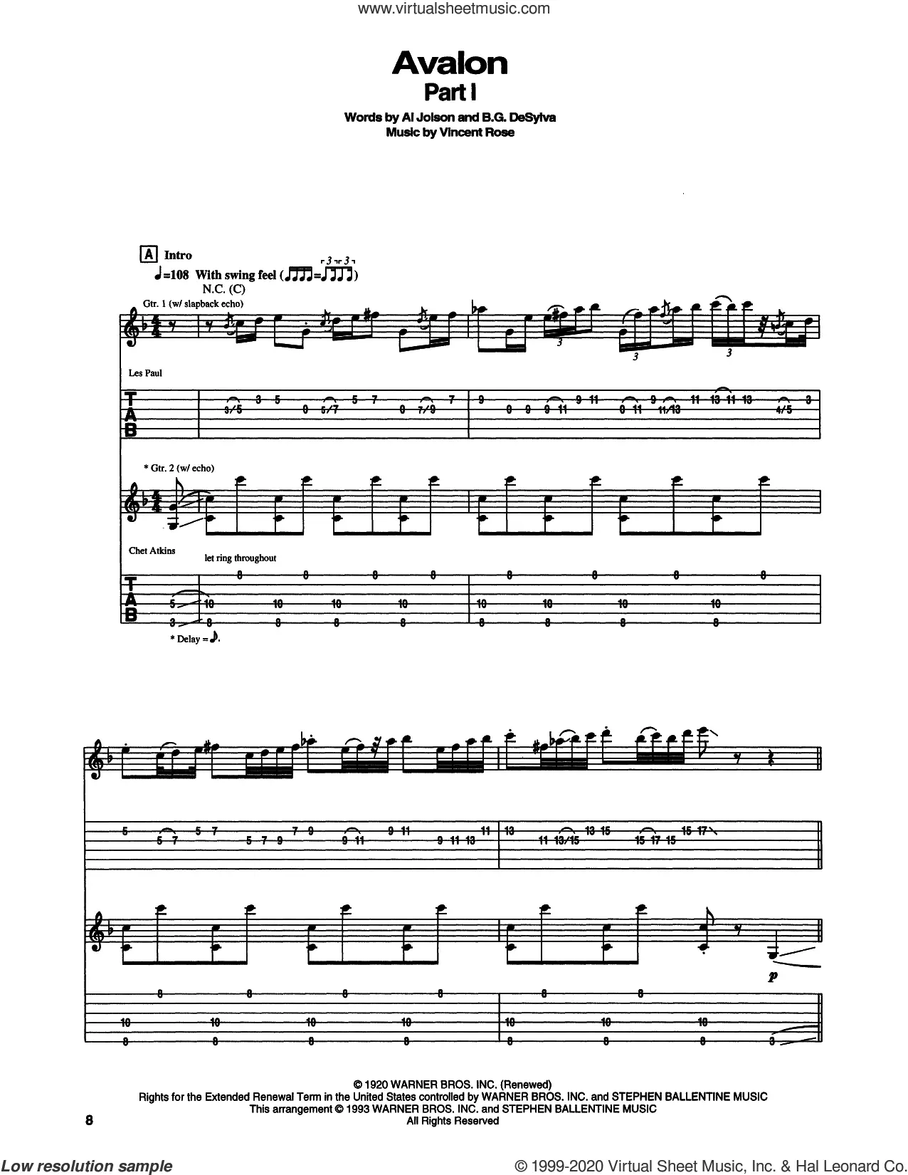 Chet Atkins sheet music books scores (buy online).