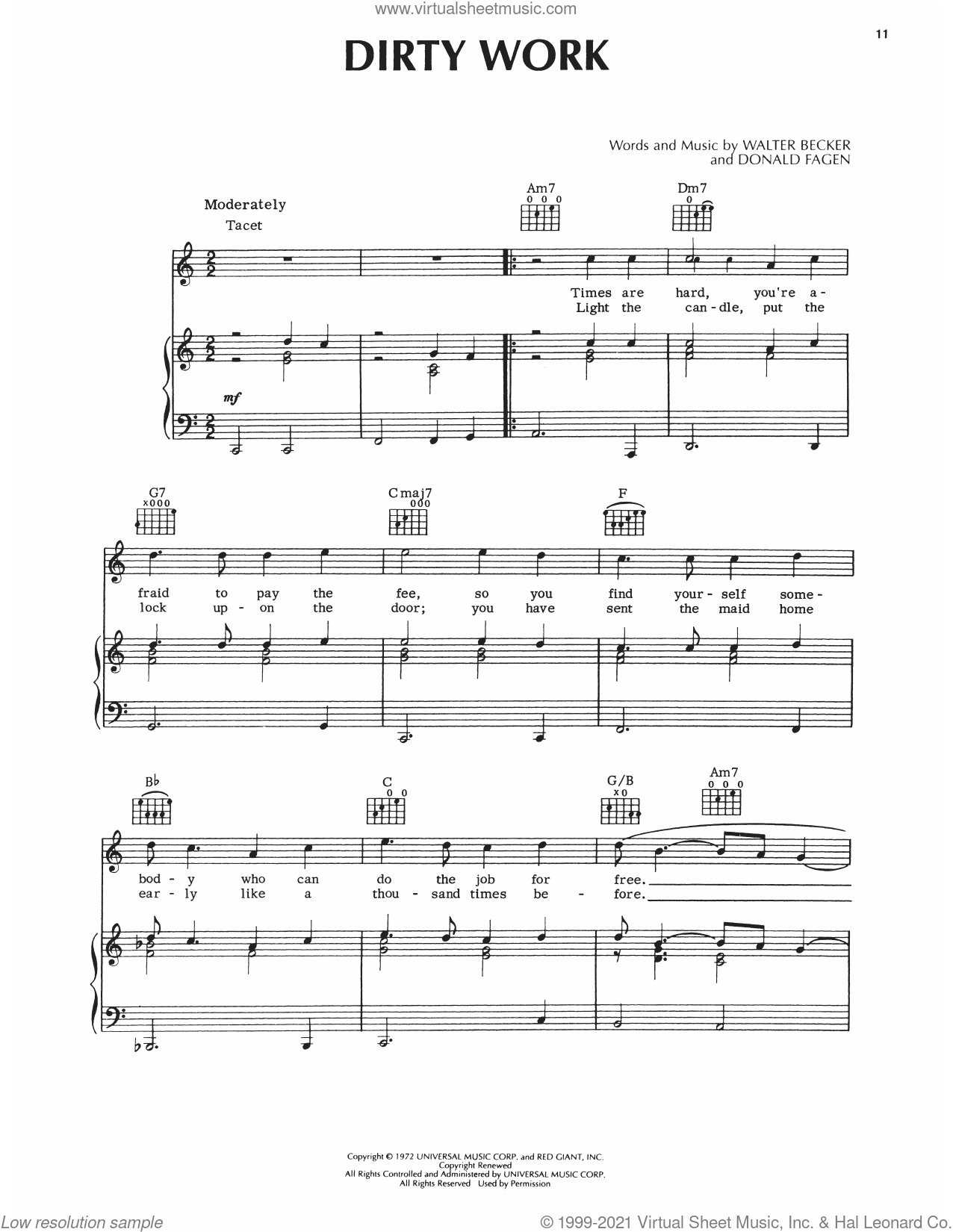 Work Sheet Music | Bob Marley | Guitar Chords/Lyrics