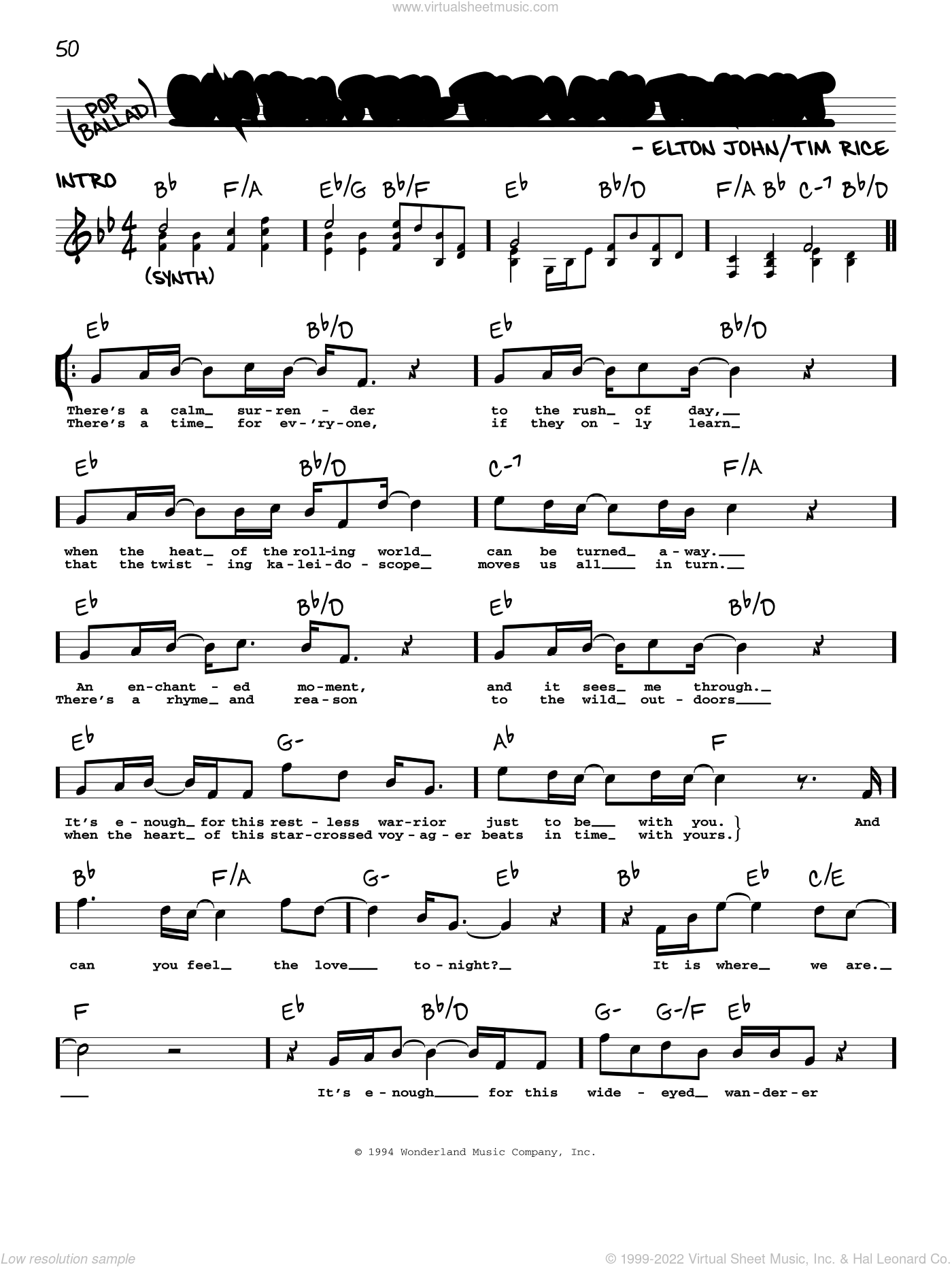 Print and Download Your Love Is King Sheet Music; Sheet Music - Download &  Print Your Love Is King