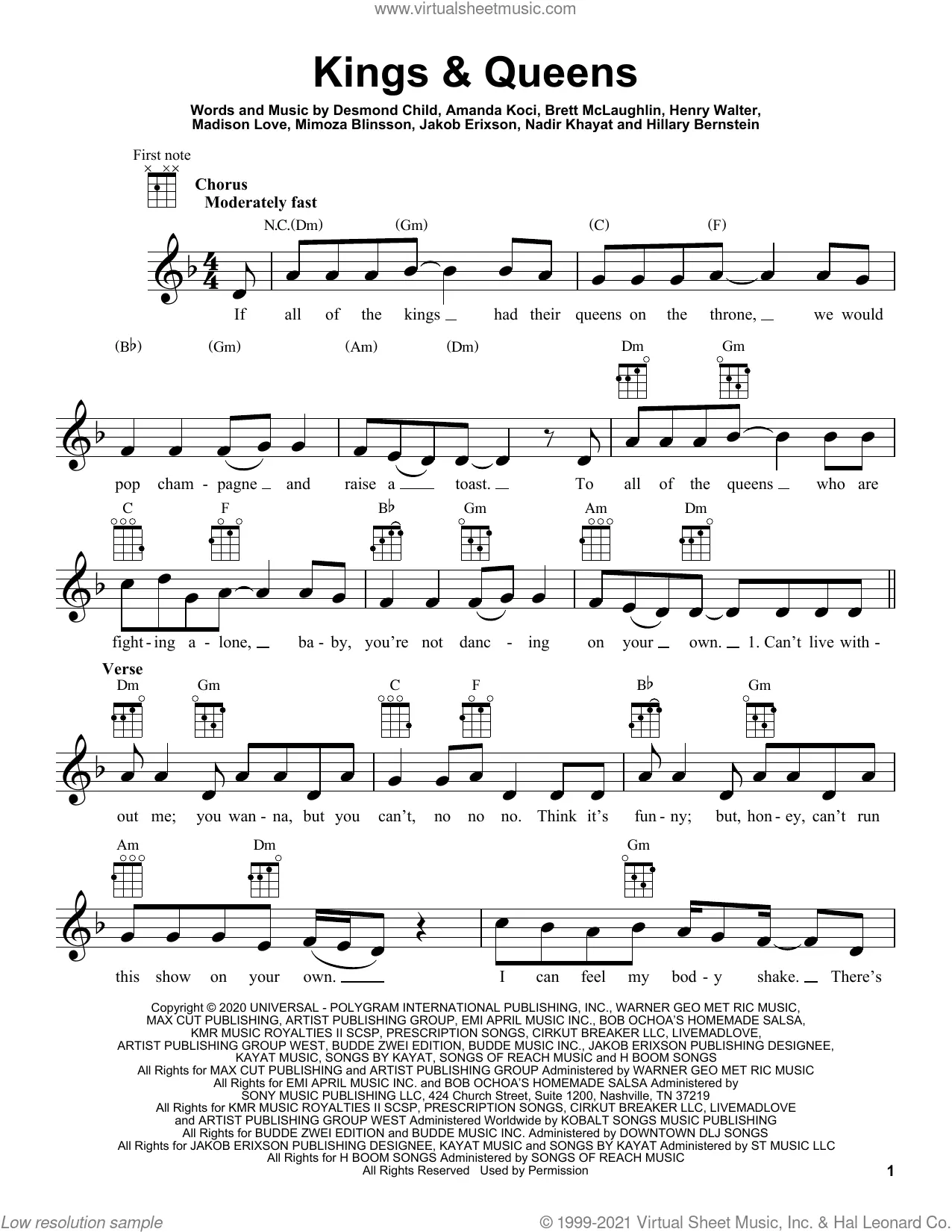 😈 Ava Max — Call Me Tonight Sheet music for Piano (Solo)
