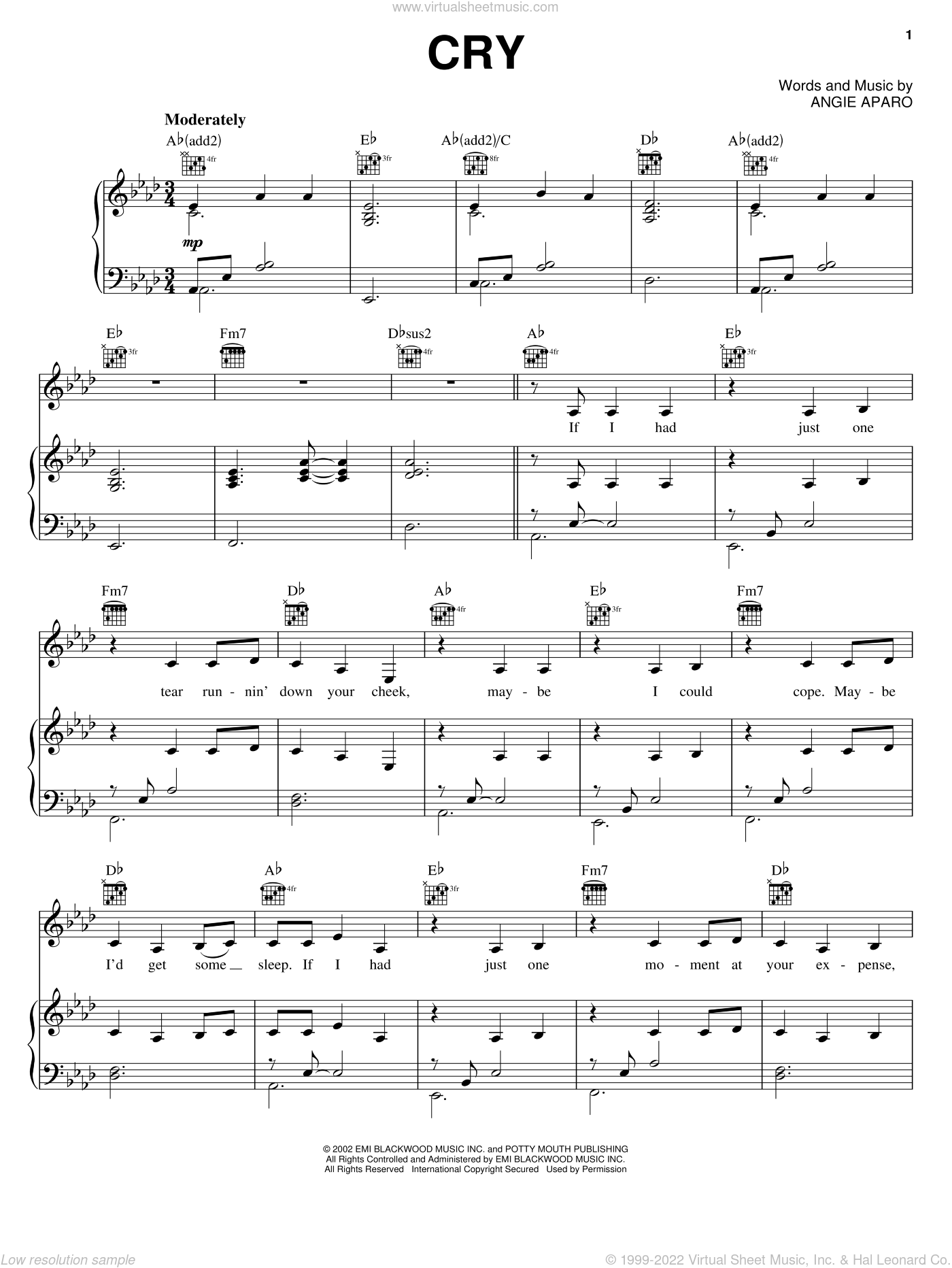 Hill Cry Sheet Music For Voice Piano Or Guitar Pdf