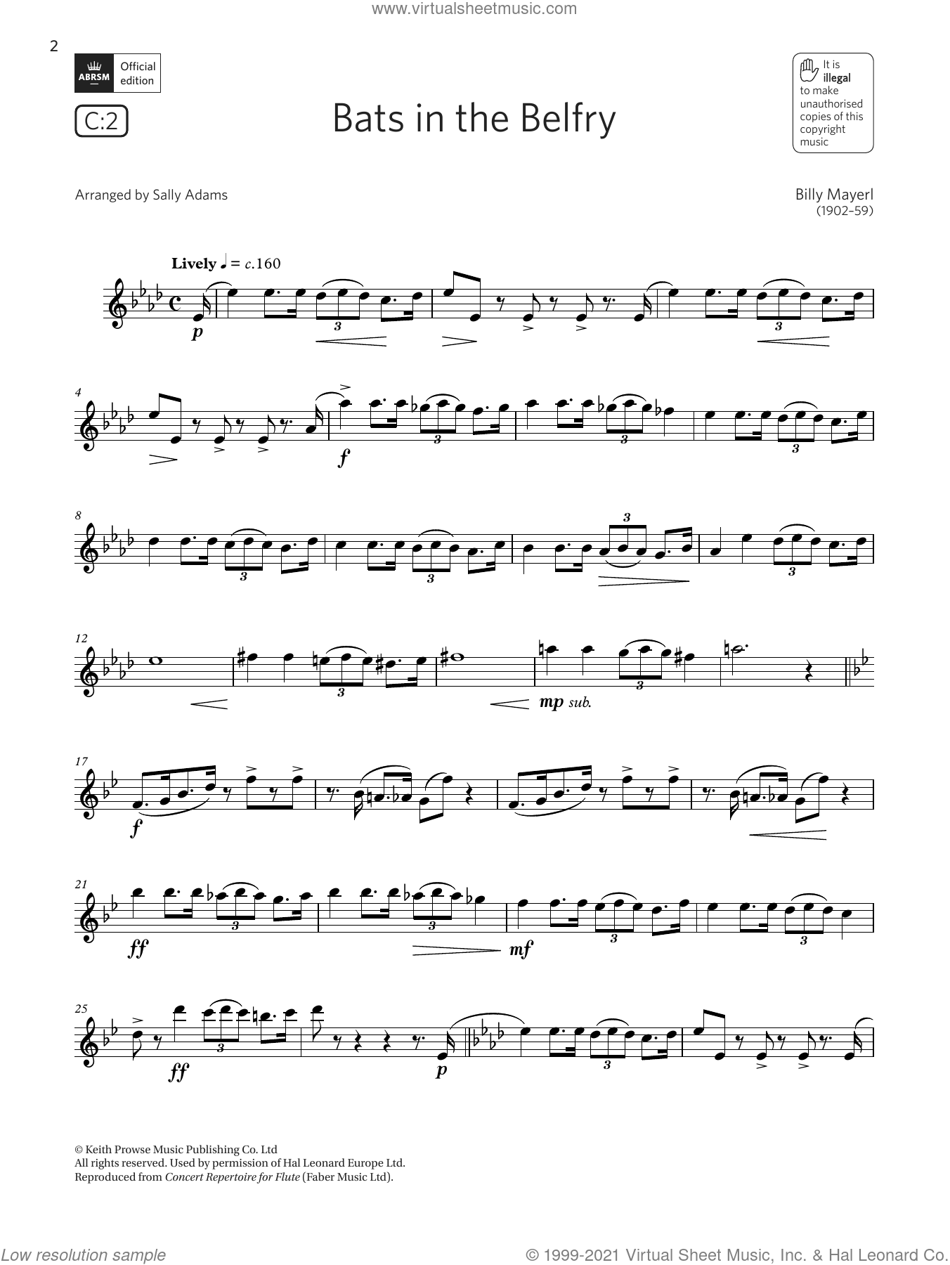 Bats in the Belfry (Grade 6 List C1 from the ABRSM Flute syllabus from
