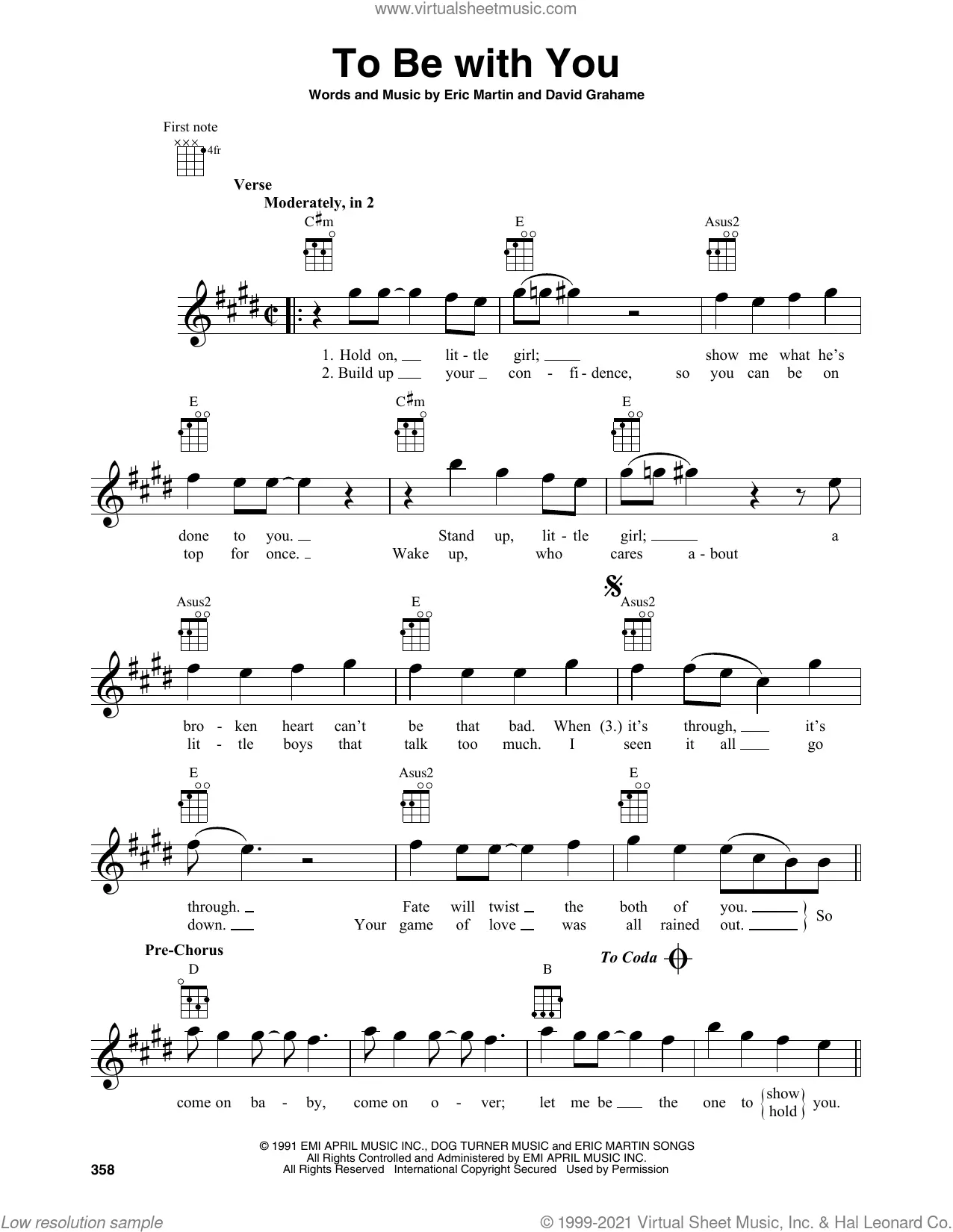 Mr-Big Sheet Music to download and print