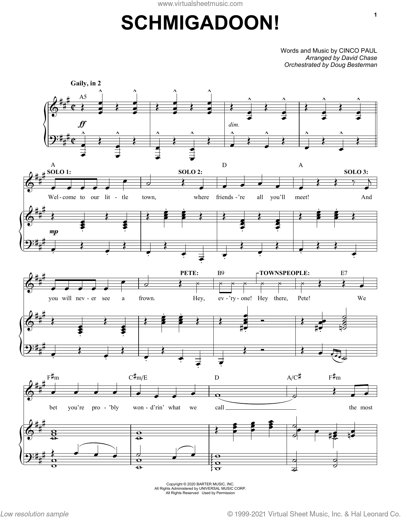 Schmigadoon! sheet music for voice and piano (PDF-interactive)