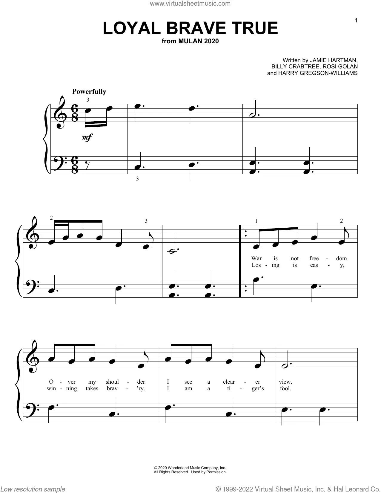 Love Will Find a Way" Sheet Music by Christina Aguilera for  Piano/Vocal/Chords - Sheet Music Now