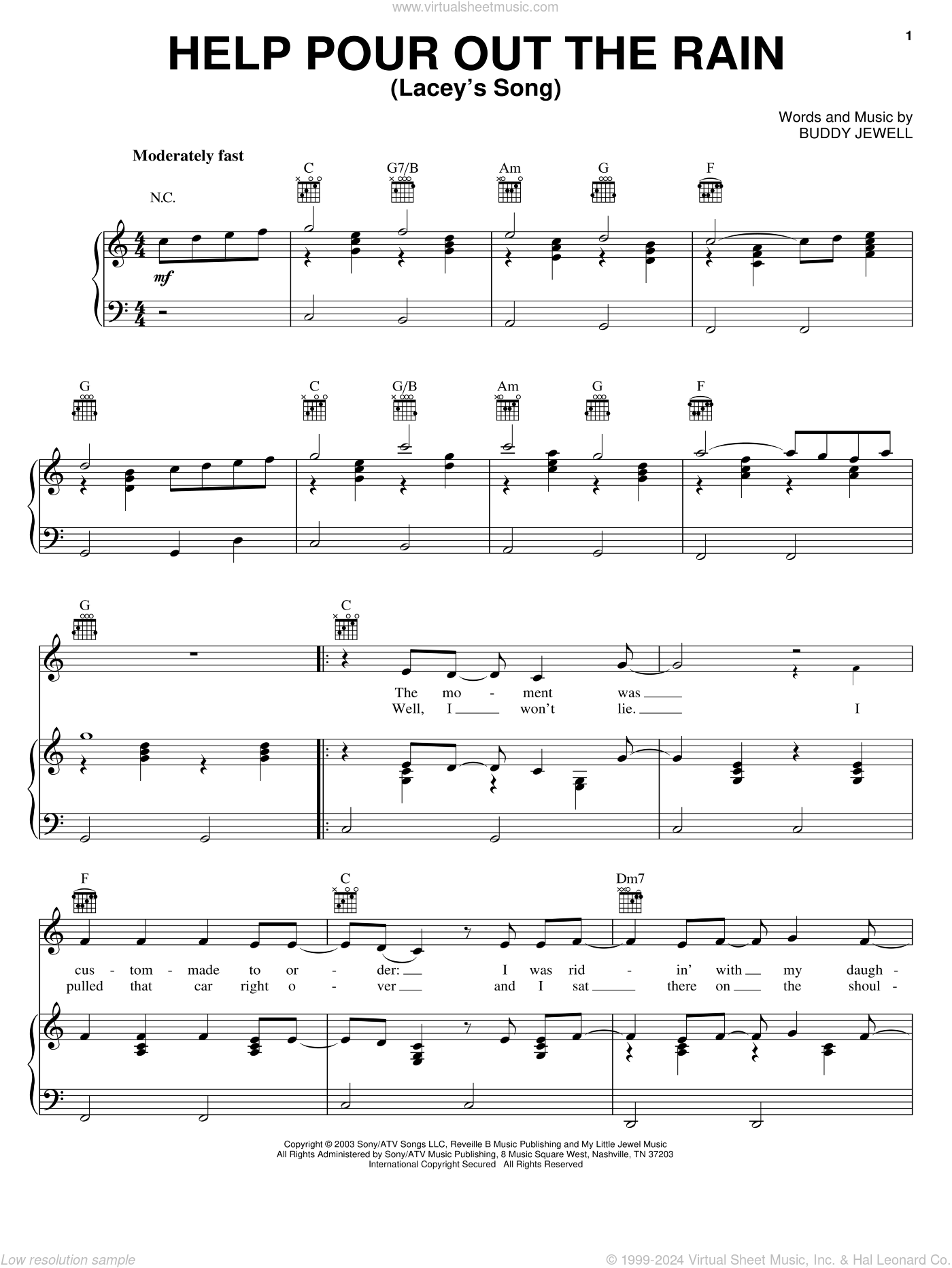 Jewell Help Pour Out The Rain Lacey S Song Sheet Music For Voice Piano Or Guitar - roblox piano songs easy sheet the buddy