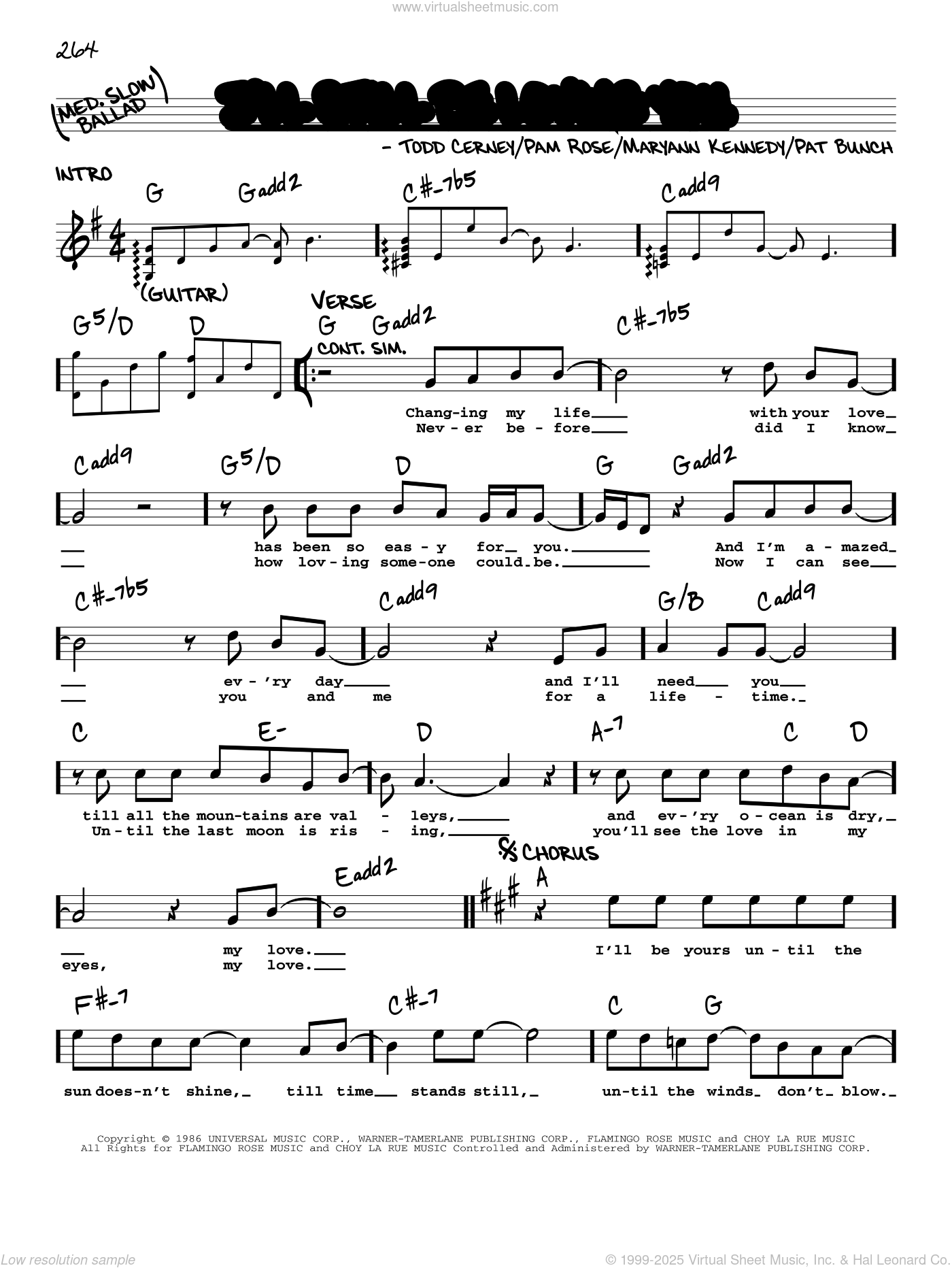 I'll Still Be Loving You sheet music (real book with lyrics)