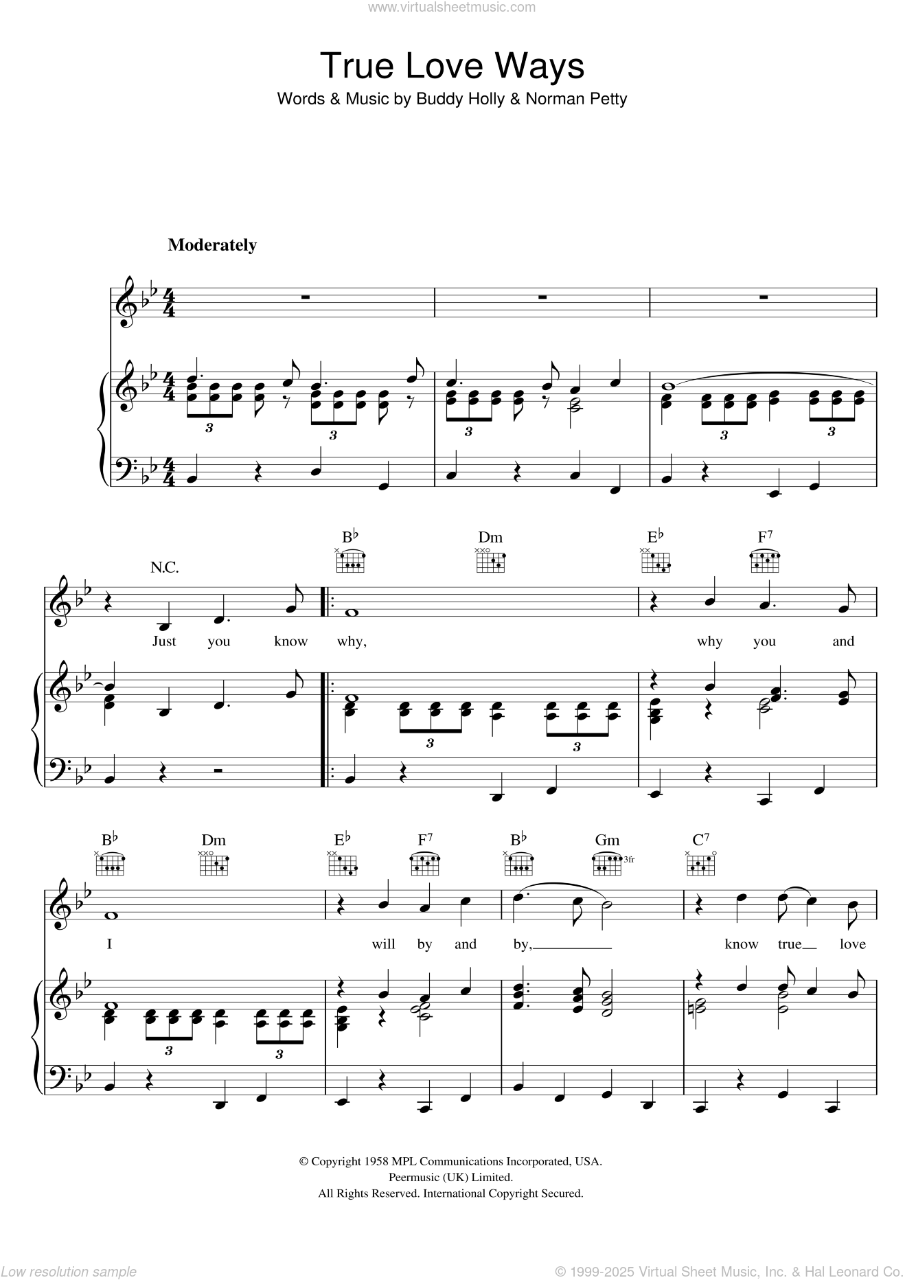 Three Old English Lyrics: My True Love Hath My Heart Sheet Music (Piano)