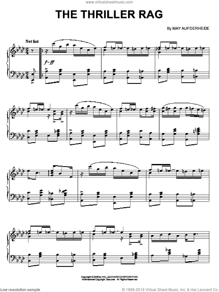 Black and White Rag Sheet music for Piano (Solo)