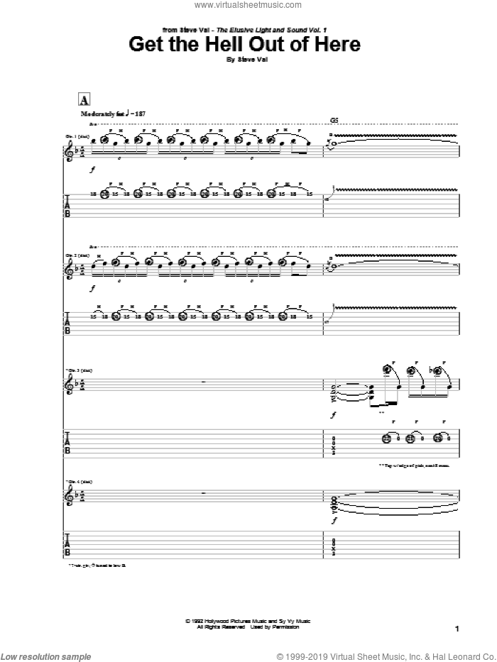 get-the-hell-out-of-here-sheet-music-for-guitar-tablature-pdf