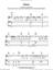 Dishes voice piano or guitar sheet music