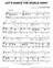 Let's Dance The World Away voice piano or guitar sheet music