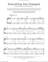 Everything Has Changed piano solo sheet music