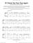 If I Never See Your Face Again piano solo sheet music