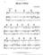 Voice, piano or guitar Black and White