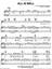 All Is Well voice piano or guitar sheet music