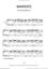 Manifesto piano solo sheet music