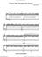 Prayer: My Thoughts Are Heavy piano solo sheet music