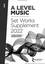 OCR A Level Set Works Supplement 2022 instrumental method sheet music