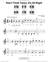 Don't Think Twice It's All Right piano solo sheet music