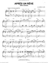 Cover icon of Apres Un Reve [Jazz version] (arr. Brent Edstrom) sheet music for piano solo by Gabriel Faure and Brent Edstrom, classical score, intermediate skill level