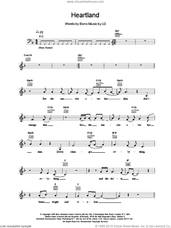 Cover icon of Heartland sheet music for voice and other instruments (fake book) by U2, intermediate skill level