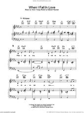 Cover icon of When I Fall In Love sheet music for voice, piano or guitar by Celine Dion, intermediate skill level