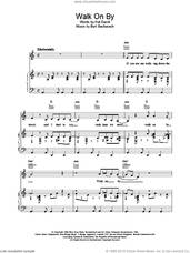Cover icon of Walk On By sheet music for voice, piano or guitar by Burt Bacharach, intermediate skill level