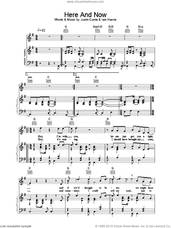 Cover icon of Here And Now sheet music for voice, piano or guitar by Del Amitri, intermediate skill level