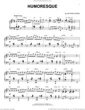 Cover icon of Humoresque [Jazz version] (arr. Brent Edstrom) sheet music for piano solo by Antonin Dvorak and Brent Edstrom, classical score, intermediate skill level