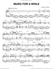 Cover icon of Music For A While [Jazz version] (arr. Brent Edstrom) sheet music for piano solo by Henry Purcell and Brent Edstrom, intermediate skill level