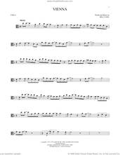 Cover icon of Vienna sheet music for viola solo by Billy Joel, intermediate skill level