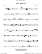 Cover icon of Kiss The Rain sheet music for cello solo by Yiruma, classical score, intermediate skill level