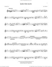 Cover icon of Kiss The Rain sheet music for tenor saxophone solo by Yiruma, classical score, intermediate skill level