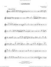 Cover icon of Landslide sheet music for flute solo by Fleetwood Mac and Stevie Nicks, intermediate skill level