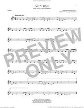 Cover icon of Only Time sheet music for violin solo by Enya, Nicky Ryan and Roma Ryan, intermediate skill level