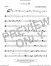 Cover icon of Afterglow sheet music for tenor saxophone solo by Ed Sheeran, David Hodges and Fred Gibson, intermediate skill level