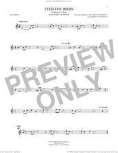 Cover icon of Feed The Birds (Tuppence A Bag) (from Mary Poppins) sheet music for recorder solo by Richard M. Sherman, Robert B. Sherman and Sherman Brothers, intermediate skill level