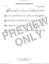 Cover icon of Morning Has Broken sheet music for flute solo by Cat Stevens and Eleanor Farjeon, intermediate skill level