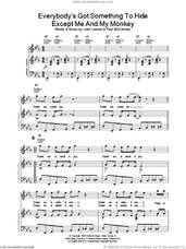 Cover icon of Everybody's Got Something To Hide etc. sheet music for voice, piano or guitar by The Beatles, intermediate skill level