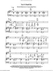 Cover icon of So It Shall Be sheet music for voice, piano or guitar by K.D. Lang, intermediate skill level
