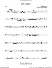 Cover icon of Let Her Go sheet music for cello solo by Passenger and Michael David Rosenberg, intermediate skill level