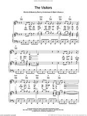 Cover icon of The Visitors sheet music for voice, piano or guitar by ABBA, intermediate skill level