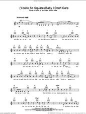 Cover icon of (You're So Square) Baby I Don't Care sheet music for voice and other instruments (fake book) by Elvis Presley, intermediate skill level