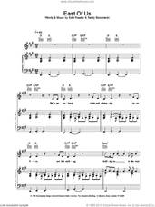 Cover icon of East Of Us sheet music for voice, piano or guitar by Eddi Reader, intermediate skill level
